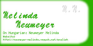 melinda neumeyer business card
